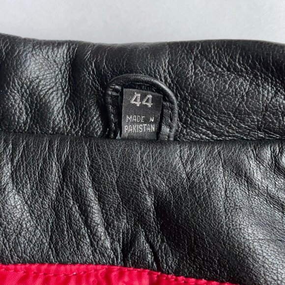 Straight To Hell Defector Black Leather Jacket w/Nickel Hardware - Large/44 - Picture 8 of 8